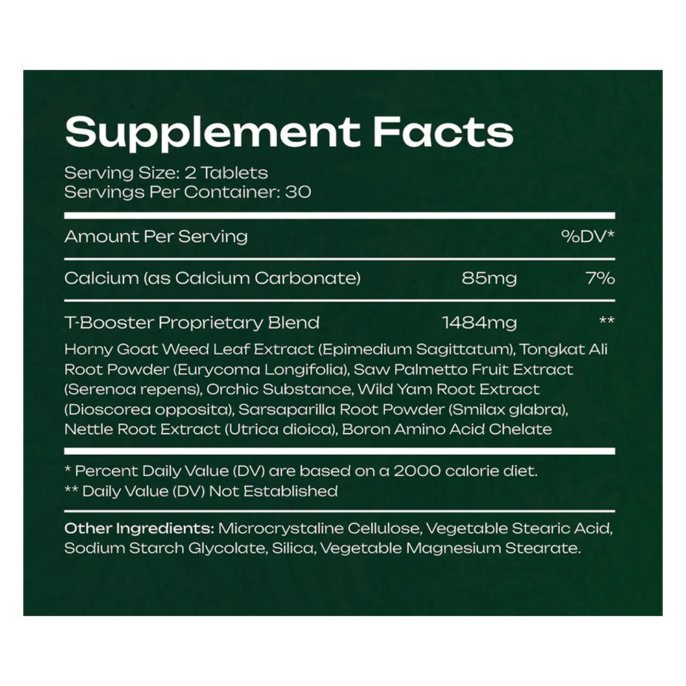 Vitality T-Booster + Free Men's Playbook