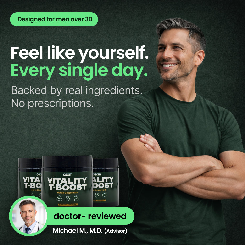 Vitality T-Booster + Free Men's Playbook