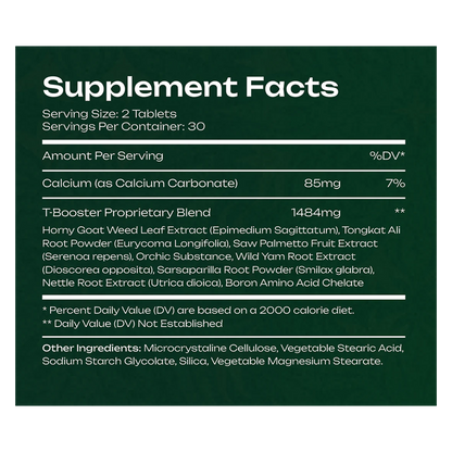 Vitality T-Booster + Free Men's Playbook